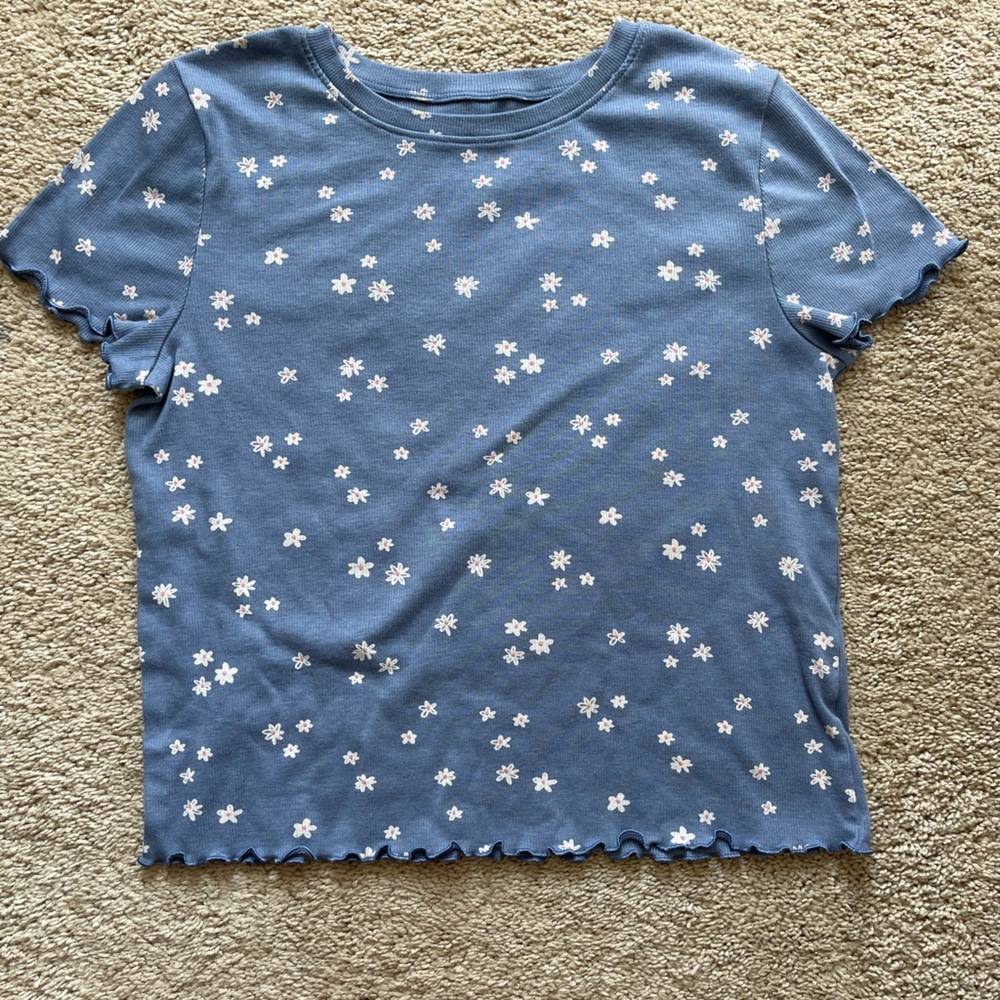 Girls XL Sonoma Daisy Printed Top